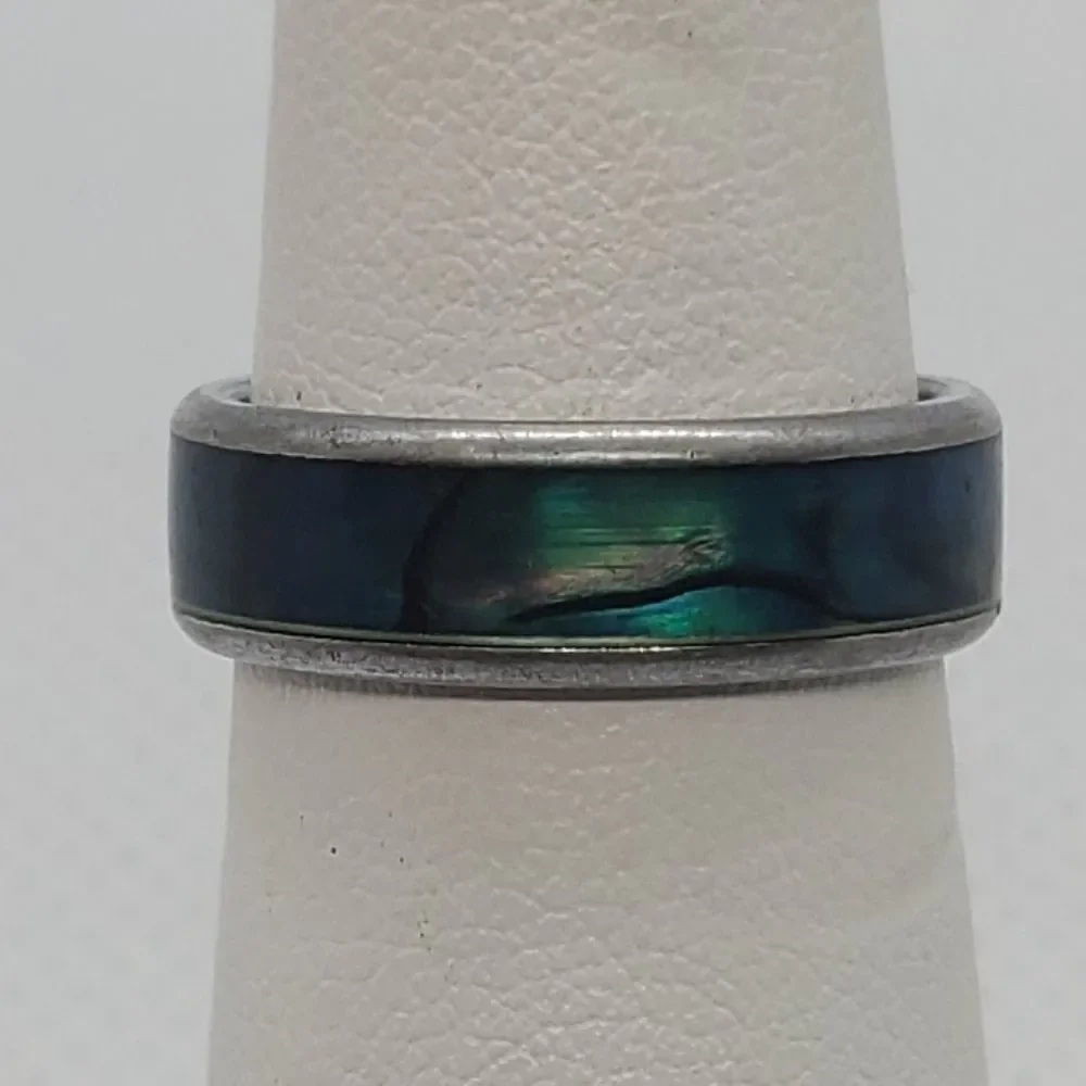 Blue & Silver Tone Ring